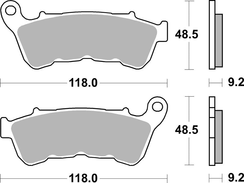 Brembo Street Sintered Metal Brake pads - 07HD22SA