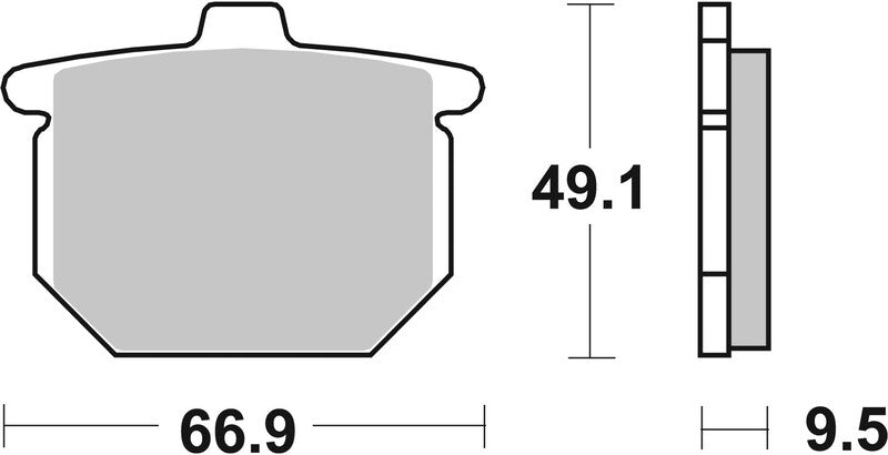 Brembo Street Carbon Ceramic Brake pads - 07HO0307