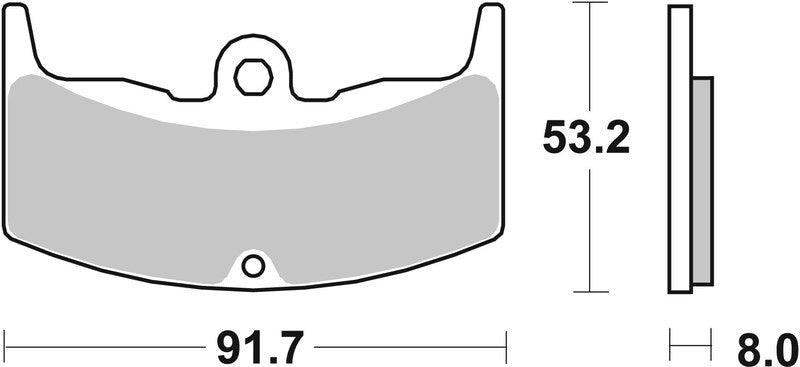 Brembo Street Carbon Ceramic Brake pads - 07HO1406
