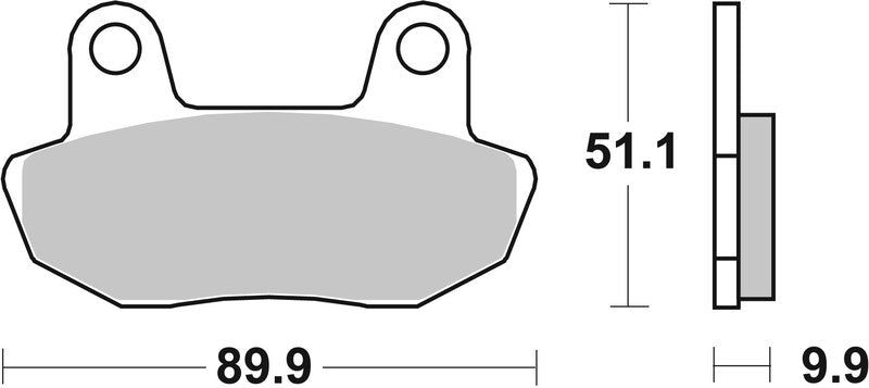 Brembo Street Carbon Ceramic Brake pads - 07HO1609
