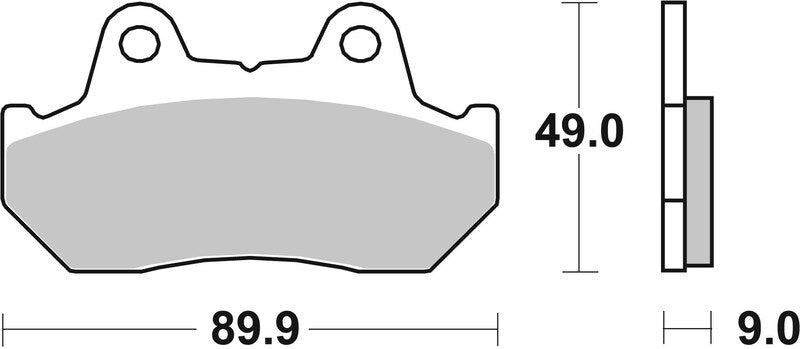 Brembo Street Carbon Ceramic Brake pads - 07HO1807