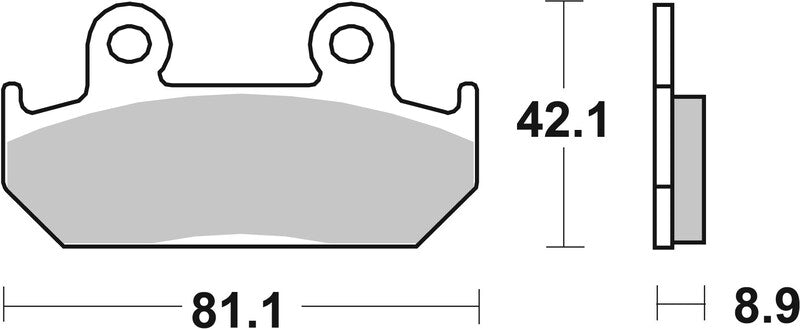 Brembo Street Sintered Metal Brake pads - 07HO21SA