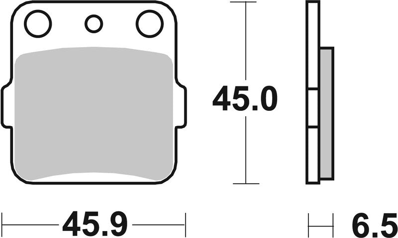 Brembo Off-Road Sintered Metal Brake pads - 07HO22SD