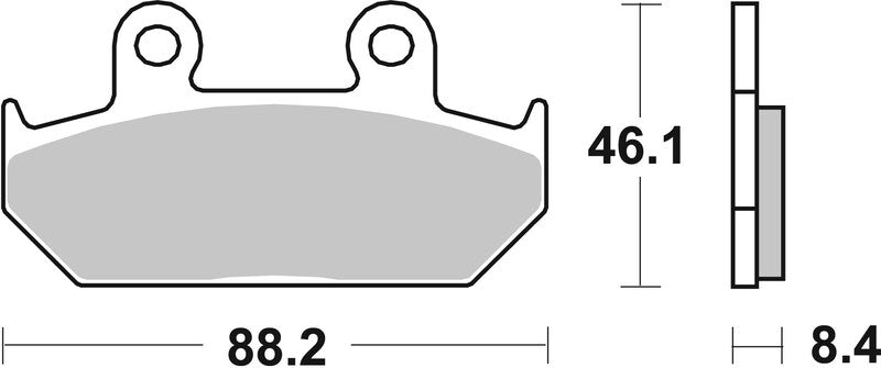 Brembo Street Carbon Ceramic Brake pads - 07HO2307