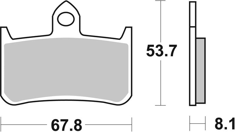 Brembo Competition Carbon Ceramic Brake Pads - 07HO28RC