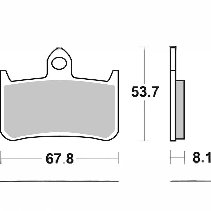 Brembo Competition Carbon Ceramic Brake pads - 07HO28RC