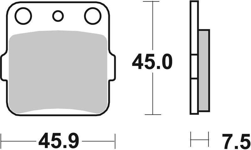 Brembo Off-Road Sintered Metal Brake pads - 07HO32SX