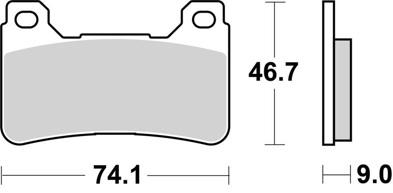 Brembo Competition Carbon Ceramic Brake pads - 07HO50RC