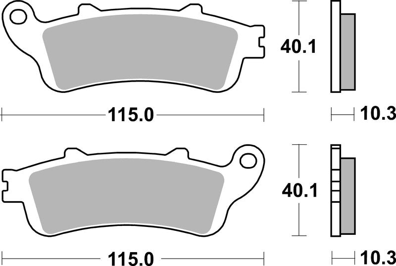 Brembo Street Sintered Metal Brake pads - 07HO52SP