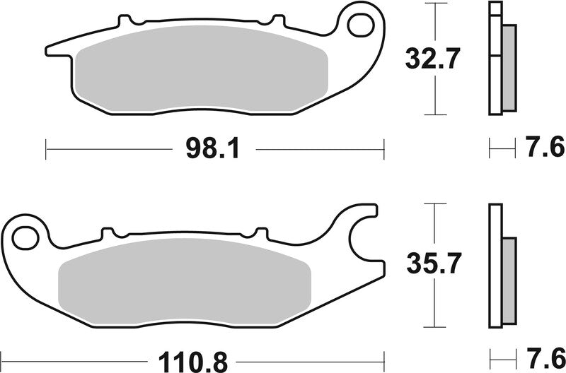 Brembo Street Carbon Ceramic Brake pads - 07HO5606