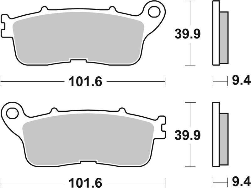 Brembo Street Sintered Metal Brake pads - 07HO60SP