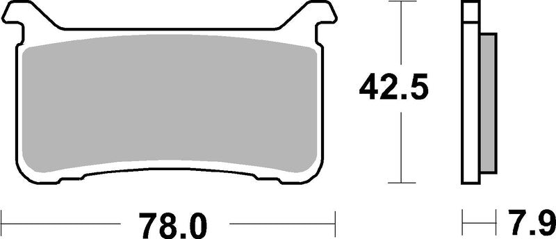Brembo Competition Carbon Ceramic Brake pads - 07HO63RC
