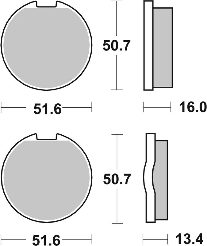 Brembo Street Carbon Ceramic Brake pads - 07KA0328