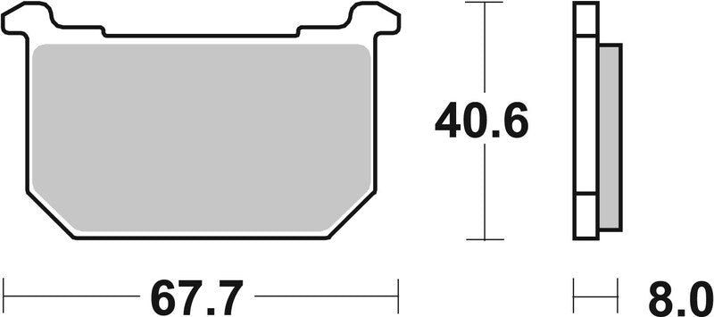 Brembo Street Carbon Ceramic Brake pads - 07KA0506