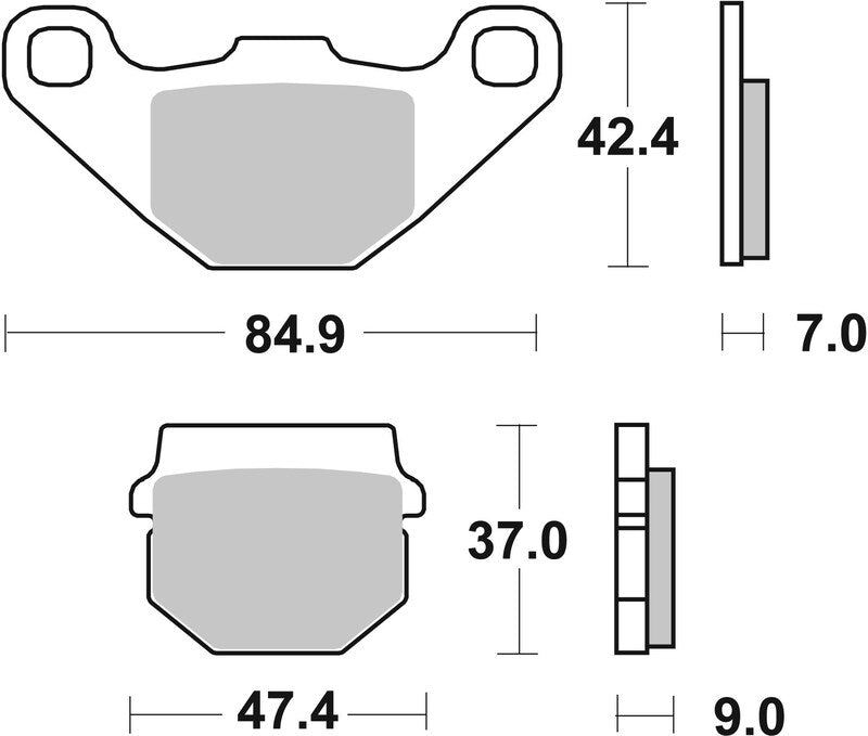 Brembo Off-Road Sintered Metal Brake Pads - 07KA07SD