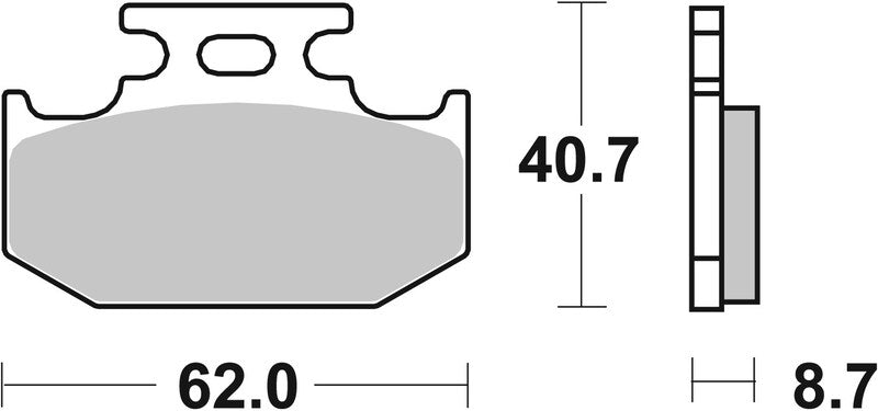 Brembo Off-Road Sintered Metal Brake Pads - 07KA12SD
