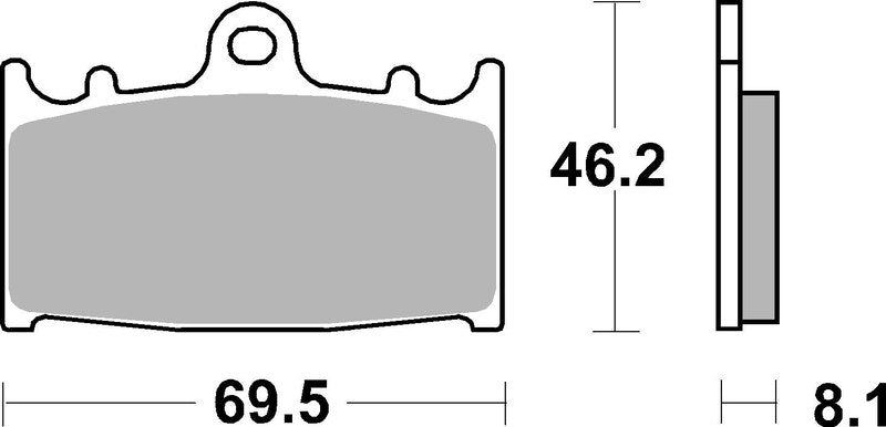 Brembo Competition Carbon Ceramic Brake pads - 07KA13RC