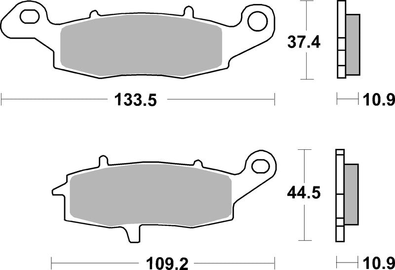 Brembo Street Sintered Metal Brake pads - 07KA15SP