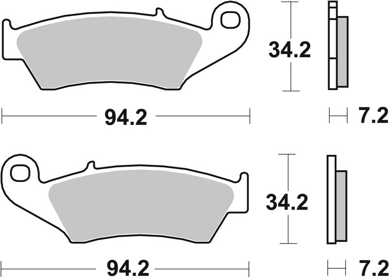 Brembo Off-Road Sintered Metal Brake pads - 07KA17SD