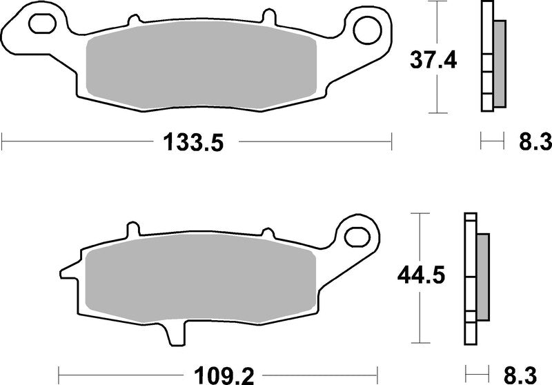 Brembo Street Sintered Metal Brake pads - 07KA18SP