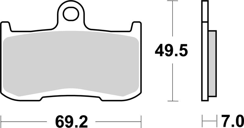 Brembo Street Carbon Ceramic Brake pads - 07KA2305