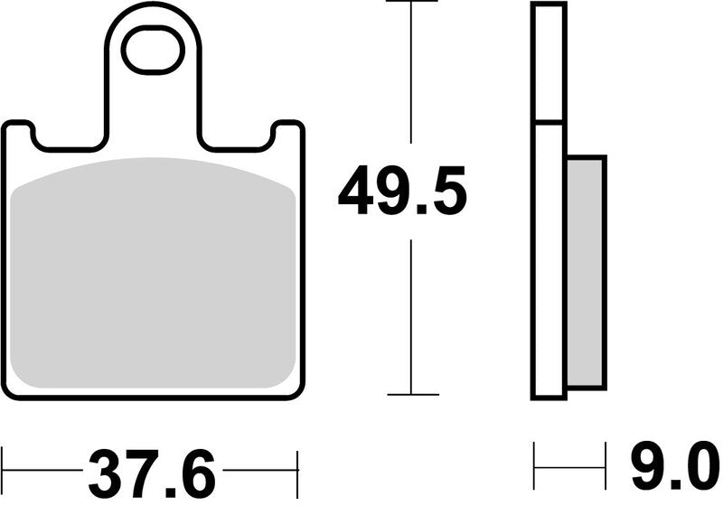 Brembo Competition Carbon Ceramic Brake pads - 07KA28RC