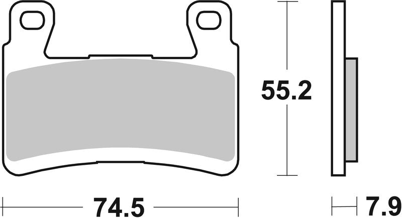 Brembo Competition Carbon Ceramic Brake pads - 07KA29RC