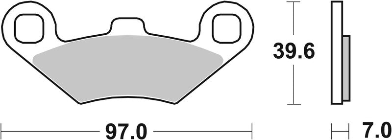 Brembo Off-Road Sintered Metal Brake pads - 07PO02SD