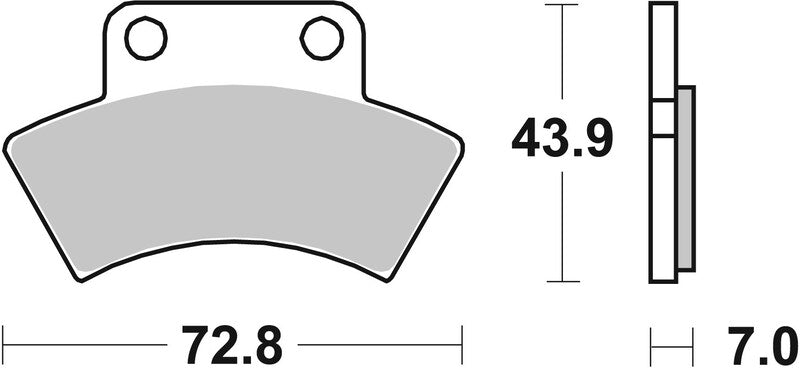 Brembo Off-Road Sintered Metal Brake pads - 07PO03SX