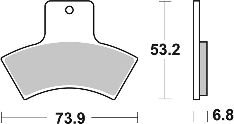 Brembo Off-Road Sintered Metal Brake pads - 07PO04SD