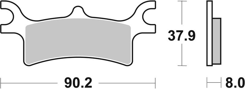 Brembo Off-Road Sintered Metal Brake pads - 07PO06SD