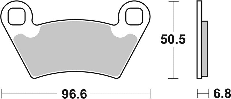 Brembo Off-Road Sintered Metal Brake pads - 07PO07SD