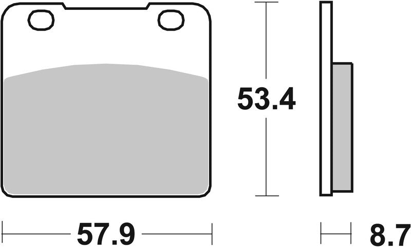 Brembo Street Sintered Metal Brake pads - 07SU06SA