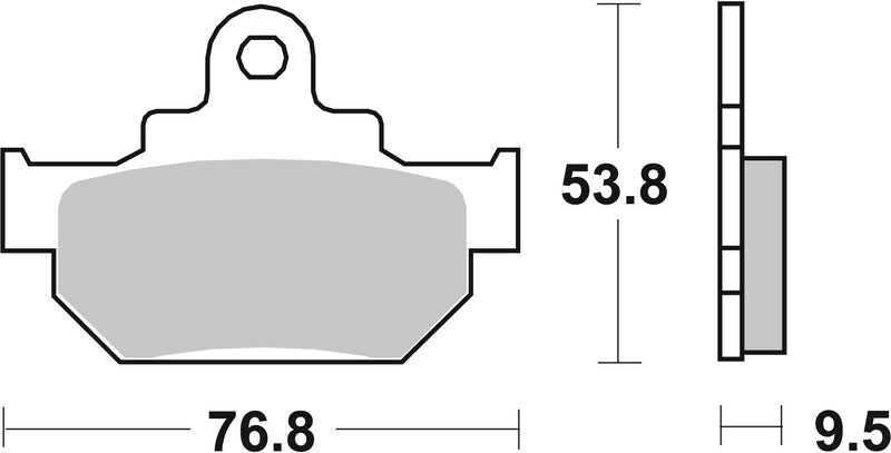 Brembo Street Carbon Ceramic Brake pads - 07SU0808