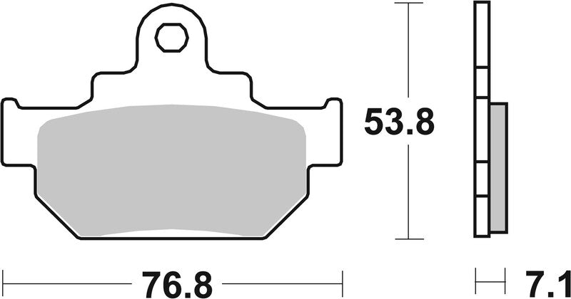 Brembo Street Carbon Ceramic Brake pads - 07SU0904