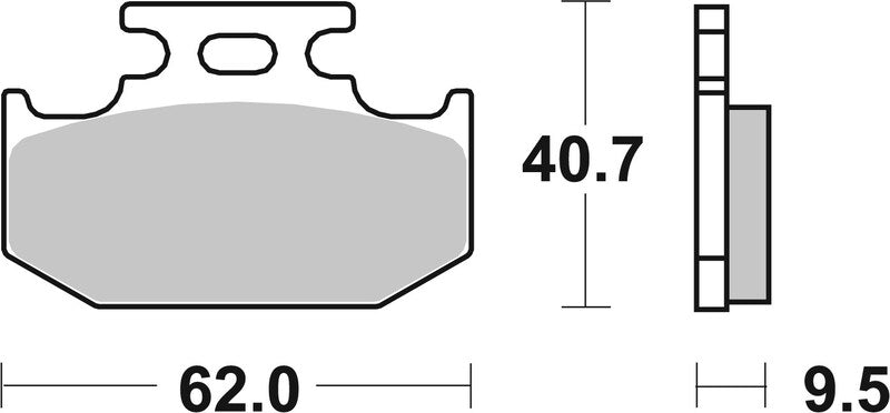 BREMBO Off-Road Sintermetall-Bremsbeläge - 07SU18SD