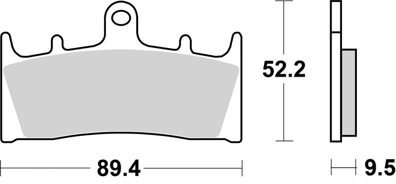 Brembo Competition Carbon Ceramic Brake Pads - 07SU19RC