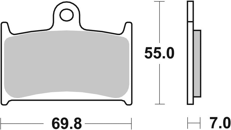 Brembo Street Sintered Metal Brake pads - 07SU22SA