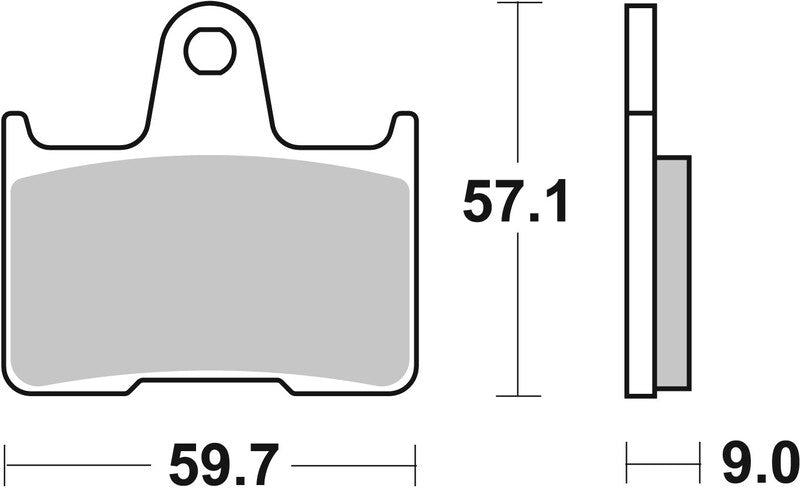 Brembo Street Sintered Metal Brake pads - 07SU25SP