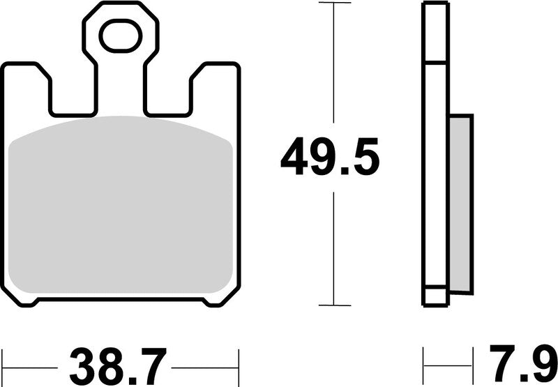Brembo Street Sintered Metal Brake pads - 07SU26LA