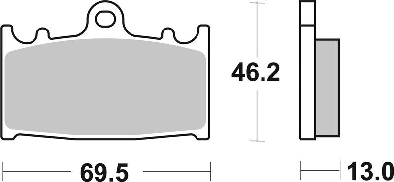 Brembo Street Sintered Metal Brake pads - 07SU30SP