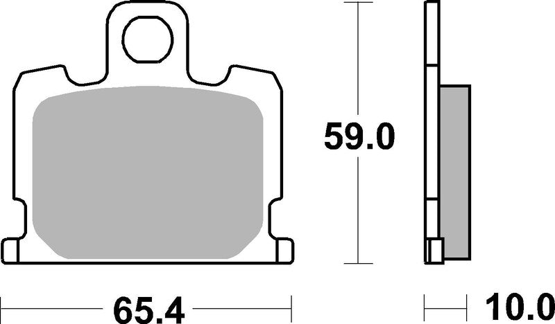 Brembo Street Carbon Ceramic Brake pads - 07YA0809