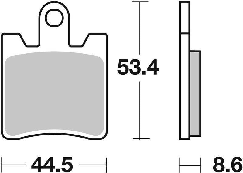 Brembo Street Sintered Metal Brake pads - 07YA09SA