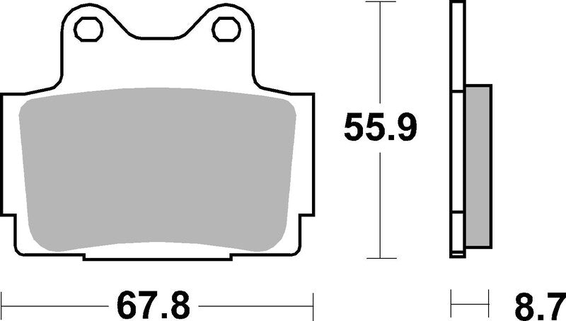 Brembo Street Sintered Metal Brake pads - 07YA12SP