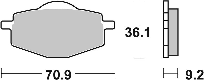 Brembo Street Carbon Ceramic Brake pads - 07YA1407