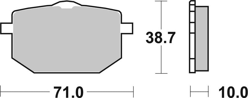 Brembo Street Sintered Metal Brake pads - 07YA18SA