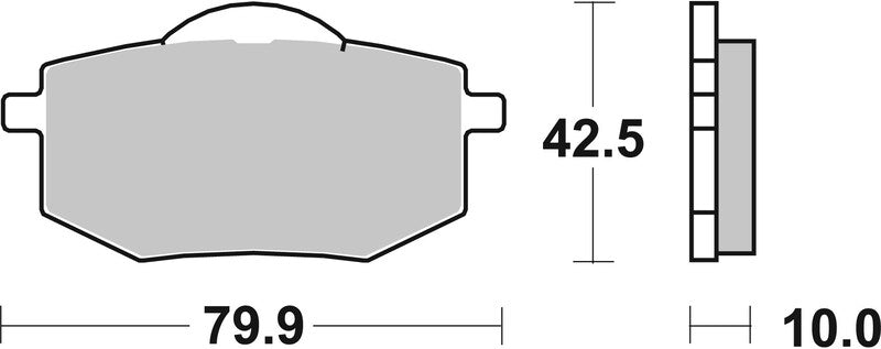 Brembo Street Carbon Ceramic Brake pads - 07YA1909