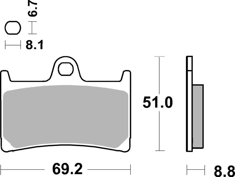 Brembo Competition Carbon Ceramic Brake pads - 07YA23RC