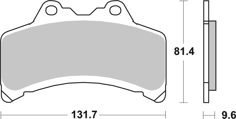 Brembo Street Carbon Ceramic Brake pads - 07YA3108
