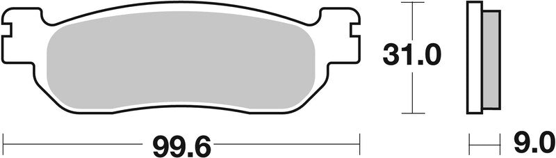 Brembo Street Carbon Ceramic Brake pads - 07YA3707